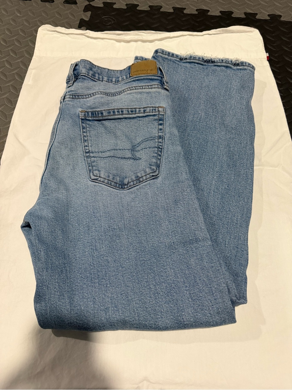 American Eagle Outfitters stove pipe Blue Relaxed Women’s Jeans